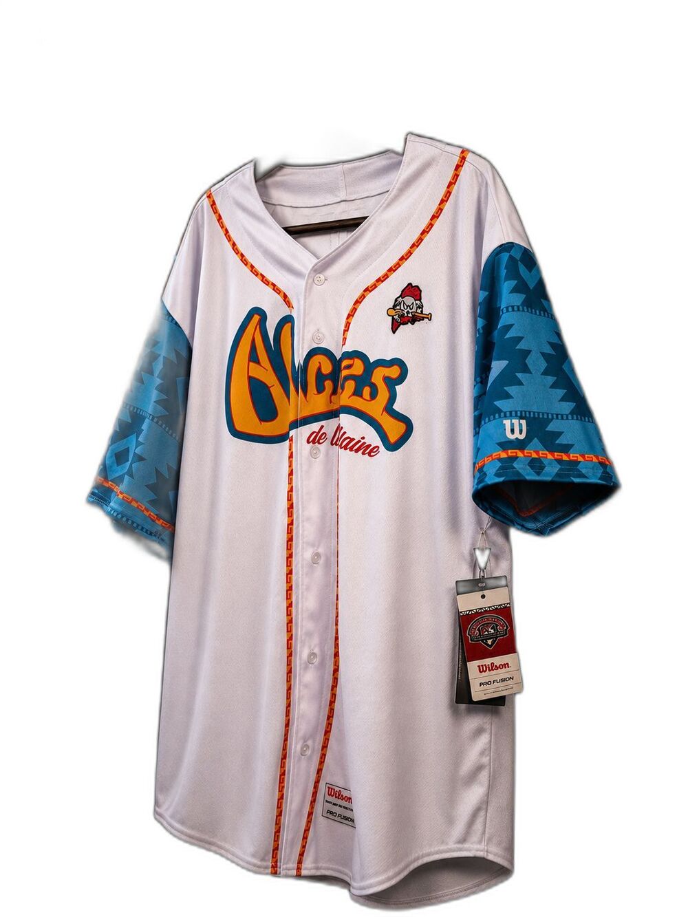#19 Game Portland Sea Dogs Alces De Maine Copa Jersey Red Sox Size XL NEW